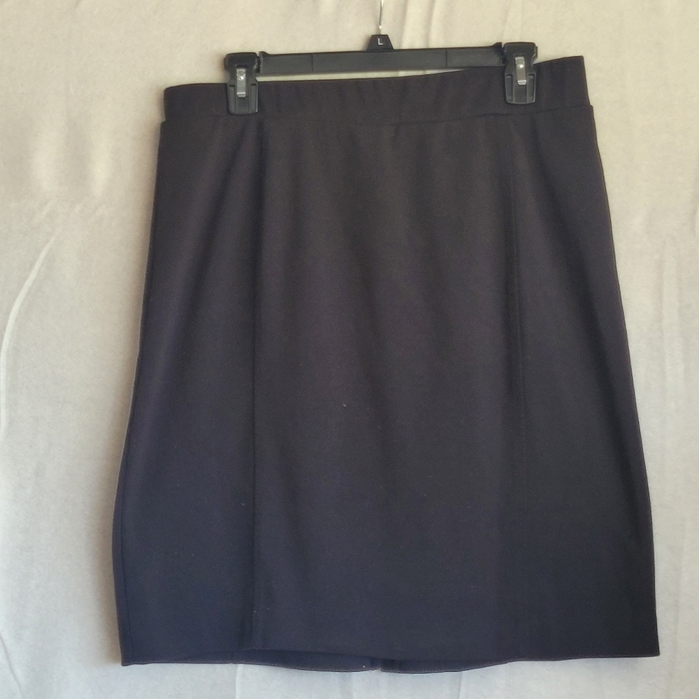 Counterparts Women's Black Knee Length Pencil Skirt Size Large